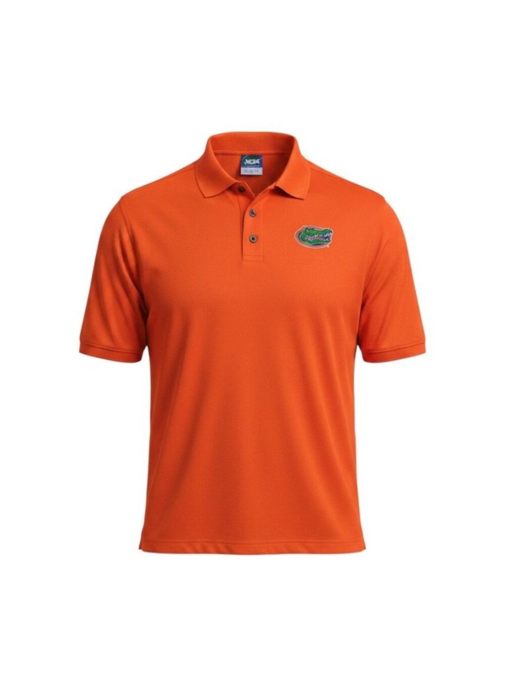 NCAA Florida Gators Mens Orange Polo Shirt Short Sleeve 3XL